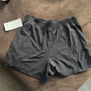 Women's Black Lululemon Relaxed HR Shorts